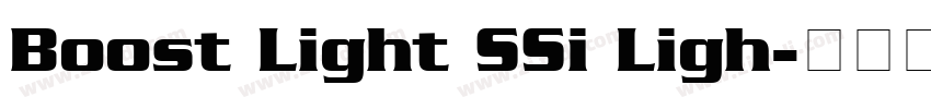 Boost Light SSi Ligh字体转换